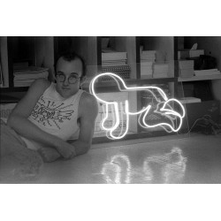 Javier Porto - Keith Haring en su estudio, 1983